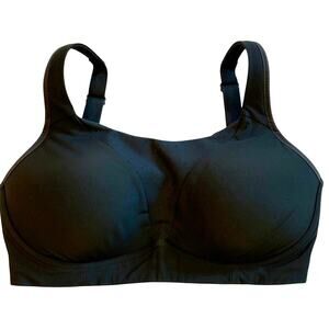 Lululemon Run Times Sport Bra Womens  36DD Green Padded High Support Hooked Back